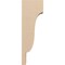 Ekena Millwork 4"W x 8"D x 24"H Thin Newport Rough Cedar Woodgrain TimberThane Corbel, Primed Tan CORUR04X08X24NEWRCPR - alternate 2